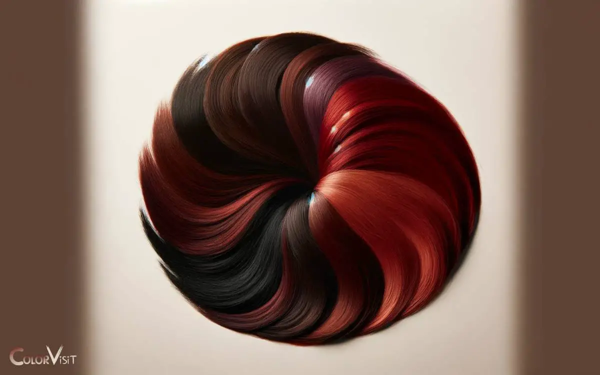 Variations in Dark Red Hair Shades