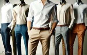 What Color Pants Go With White Shirt? Navy Blue, Black!
