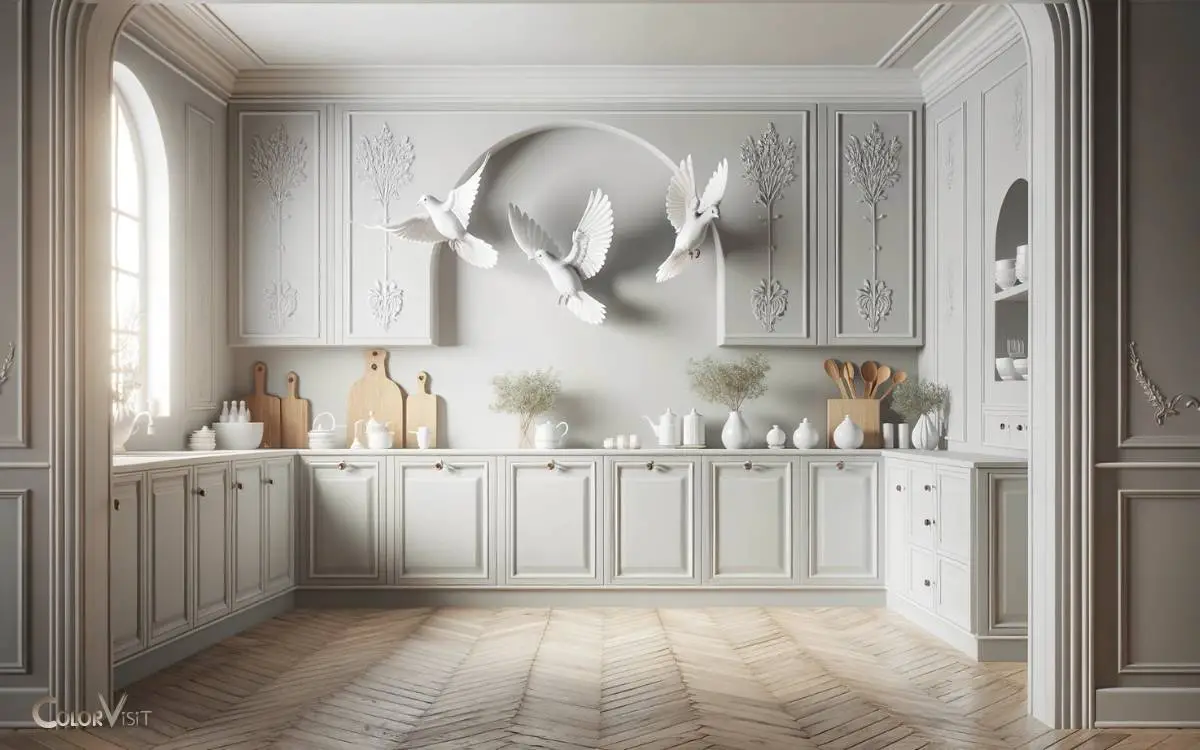 White Dove Cabinets What Color Walls