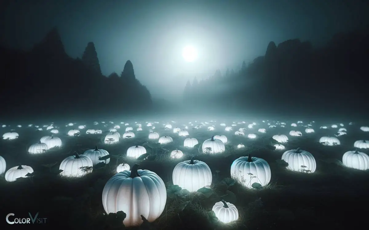 White The Ghostly Pumpkins