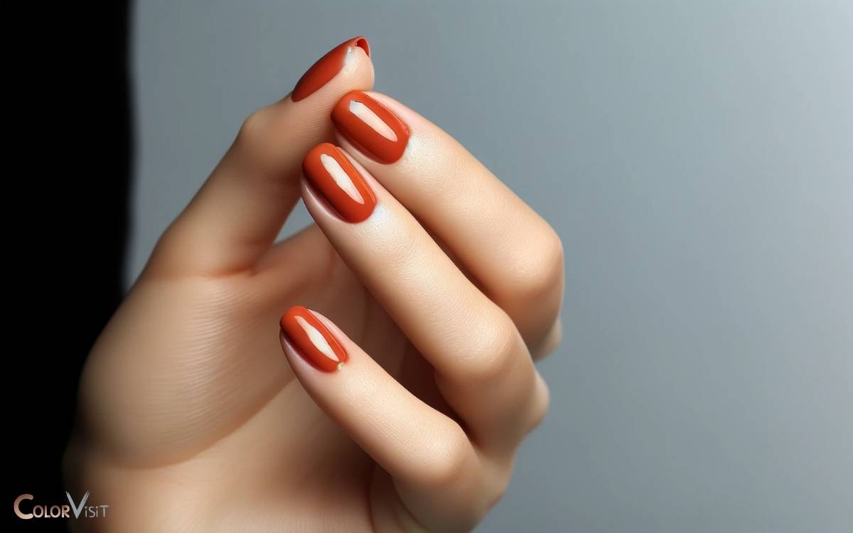 burnt orange color nail polish