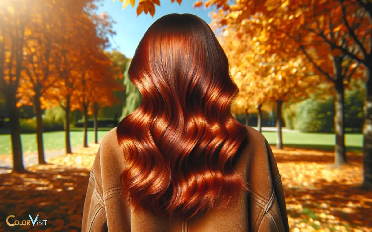 burnt orange copper hair color
