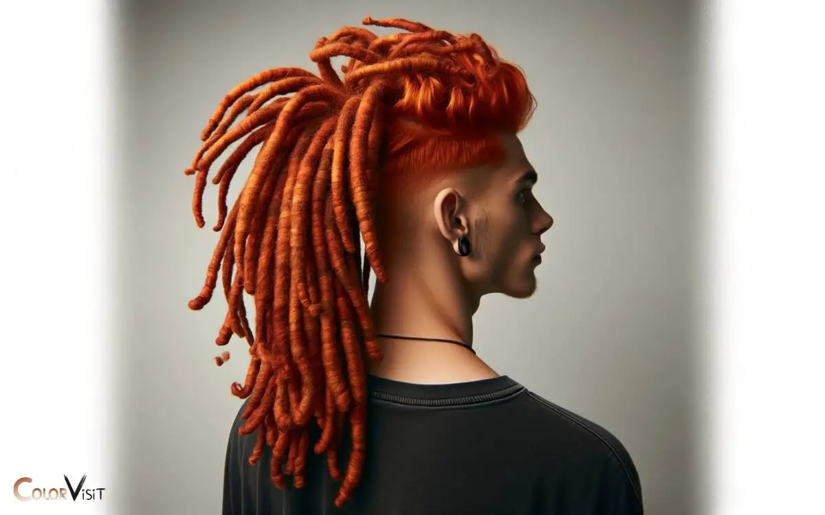 burnt orange hair color dreads