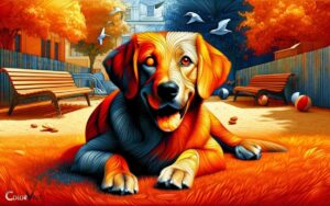 can dogs see the color orange
