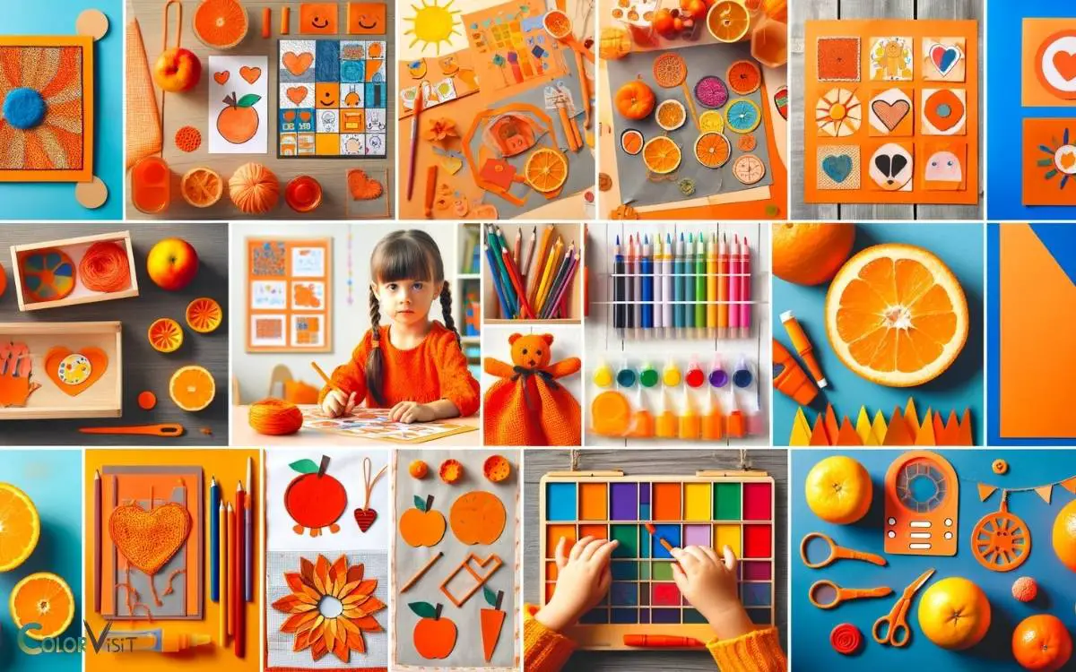 color orange activities for preschoolers