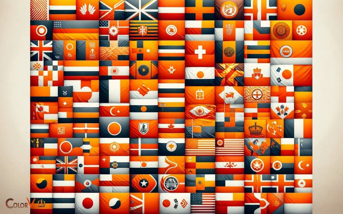 Flags with the Color Orange