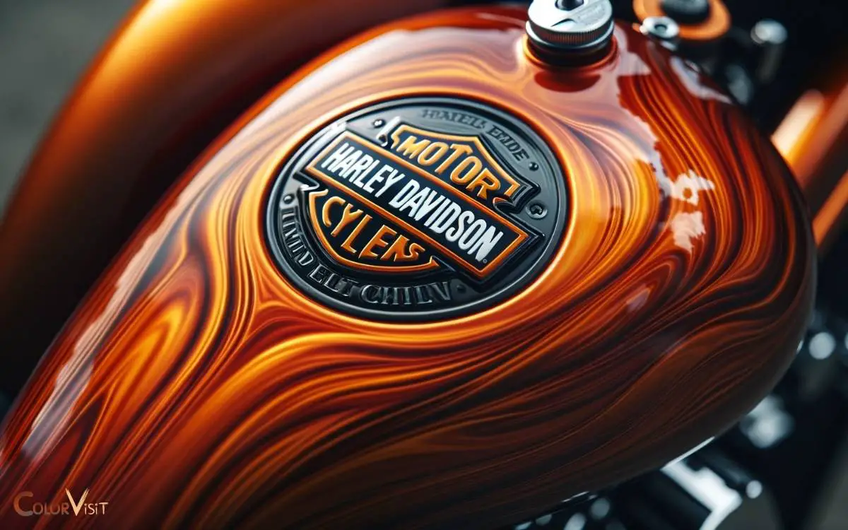 harley davidson orange paint color