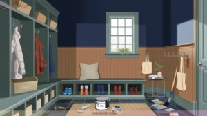 12 Durable Mudroom Paint Color Ideas for High-Traffic Entryways