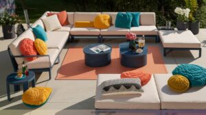15 Weather-Resistant Outdoor Pillows Ideas Color Schemes for Patios