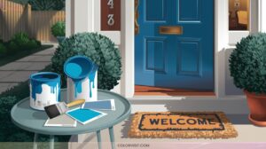 12 Refreshing Blue House Door Color Ideas for Welcoming Entrances