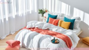 15 Crisp White Bedding Ideas Pop of Color for Bedroom Refresh