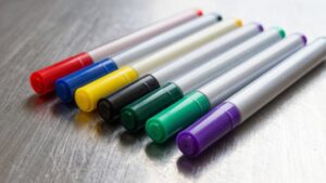 seven top metal paint markers
