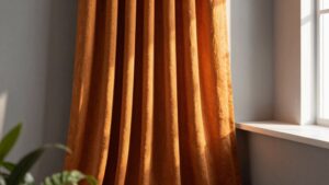 best burnt orange curtain picks