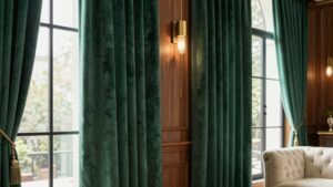 emerald green curtain roundup