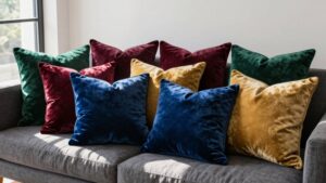 luxurious velvet throw pillow covers