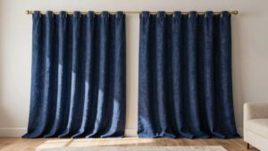 navy linen curtains buying guide