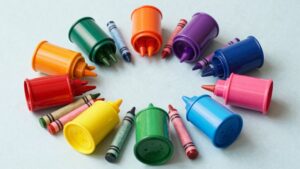 safe bright colored pencils
