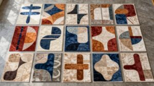 stylish modern abstract area rugs