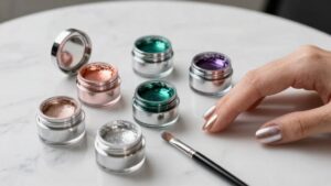 top chrome nail powders