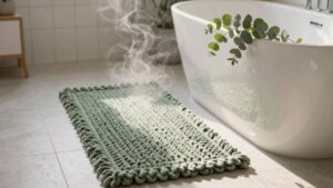 top non slip cozy bathroom runners
